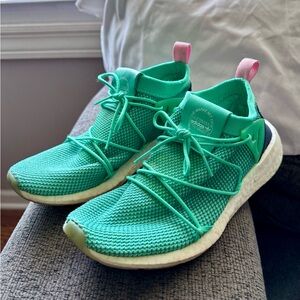 Adidas Teal Sneakers with White Details